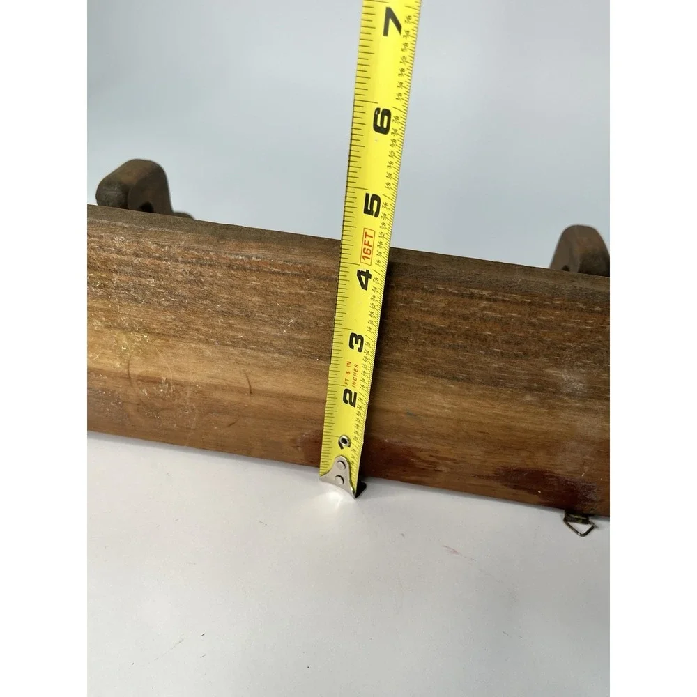 Vintage Wooden Wall Shelf Primitive Cottagecore Grandmacore